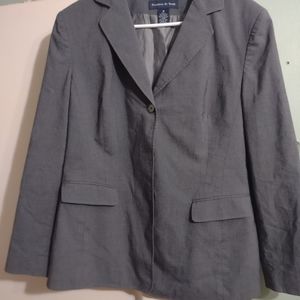 Woman's Preston & York size 16‎ Blazer Jacket Grey
